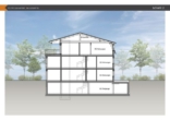 Schnitt 1 - Geisenfeld! 2-ZKB Obergeschoss-Whg. mit 9,66 m² Süd-/West-Balkon, Aufzug, Fußbodenheizung, elektrischen Rollläden, Videosprechanlage und TG-Stellpl.!