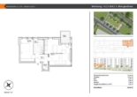 Grundriss Wohnung 14 - PAF! 2-ZKB Obergeschoss-Whg. mit ca. 5,10 m² Ost-Balkon, elektrischen Rollläden, Fußbodenheizung und Videosprechanlage! Fertigstellung Anfang 2025!