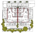 Grundriss Erdgeschoss - Geisenfeld - Nähe Zentrum! Moderne Neubau-DHH mit Garten, Fußbodenheizung, elektrischen Rollläden, Videosprechanlage, Garage, Stellplatz und Keller!