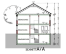 Schnitt - Geisenfeld - Nähe Zentrum! Moderne Neubau-DHH mit Garten, Fußbodenheizung, elektrischen Rollläden, Videosprechanlage, Garage, Stellplatz und Keller!